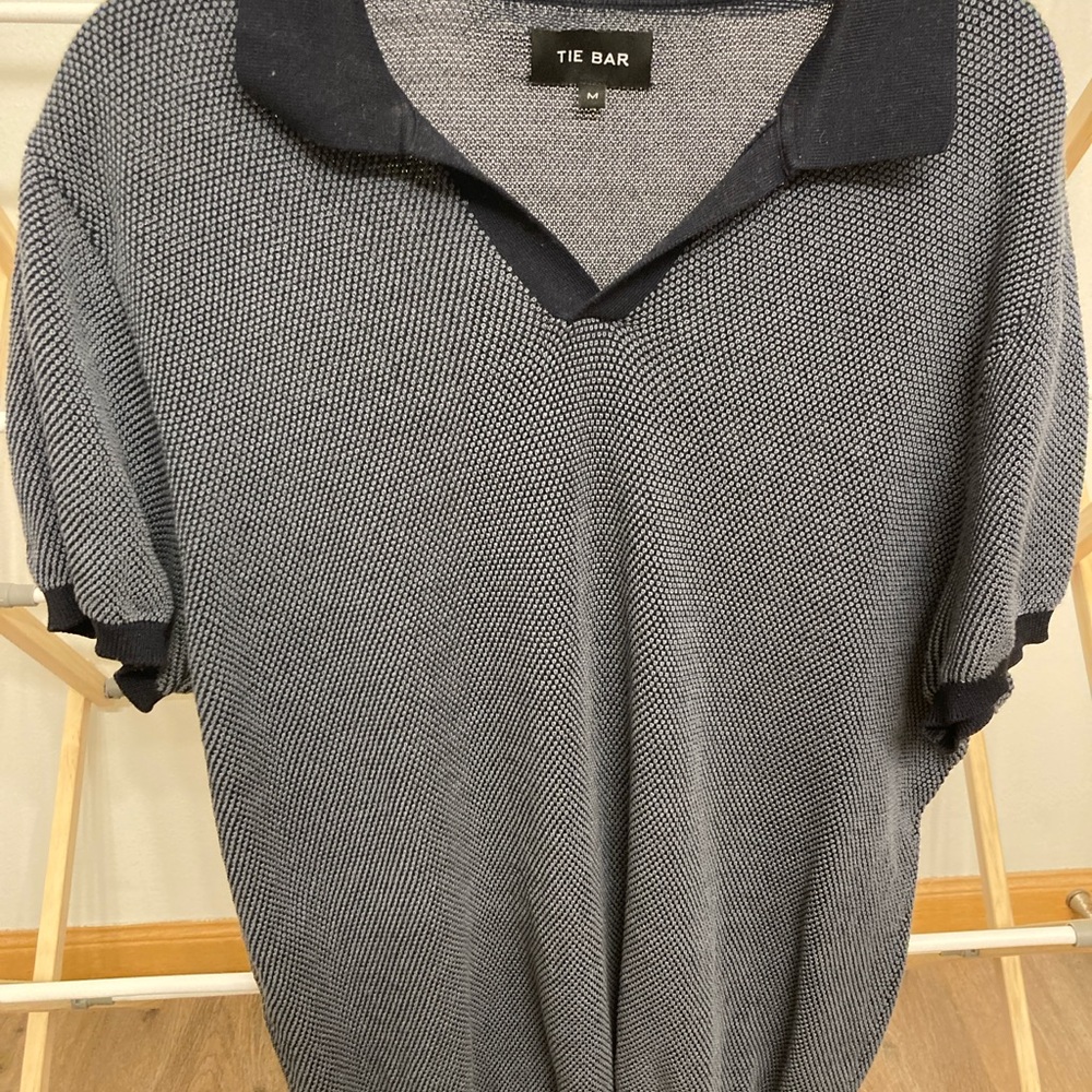 The Tie Bar Navy Polo Shirt